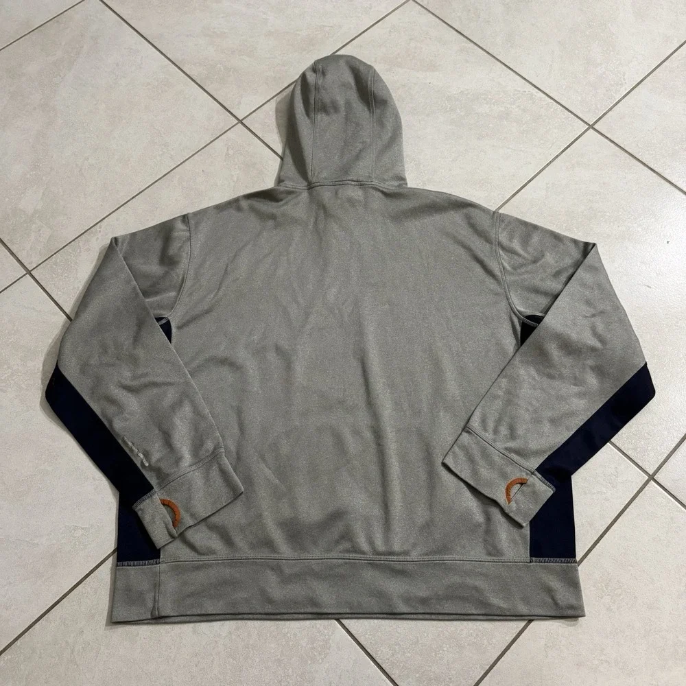 Polo Sport Ralph Lauren Hoodie Mens XL Gray Performance Drawstring Sweatshirt‎